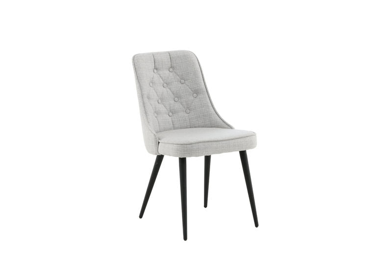 Velvet Deluxe Matstol Grå