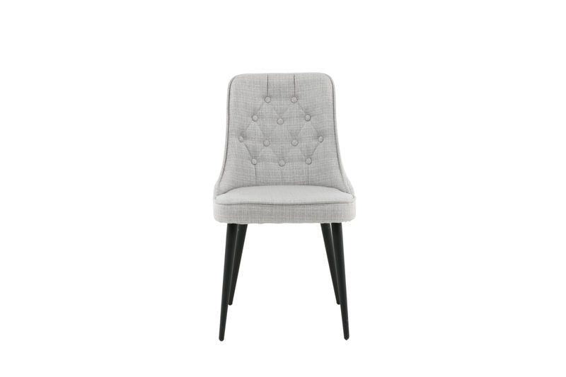 Velvet Deluxe Matstol Grå