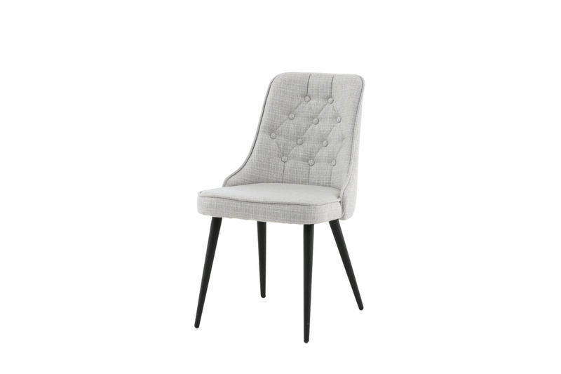 Velvet Deluxe Matstol Grå