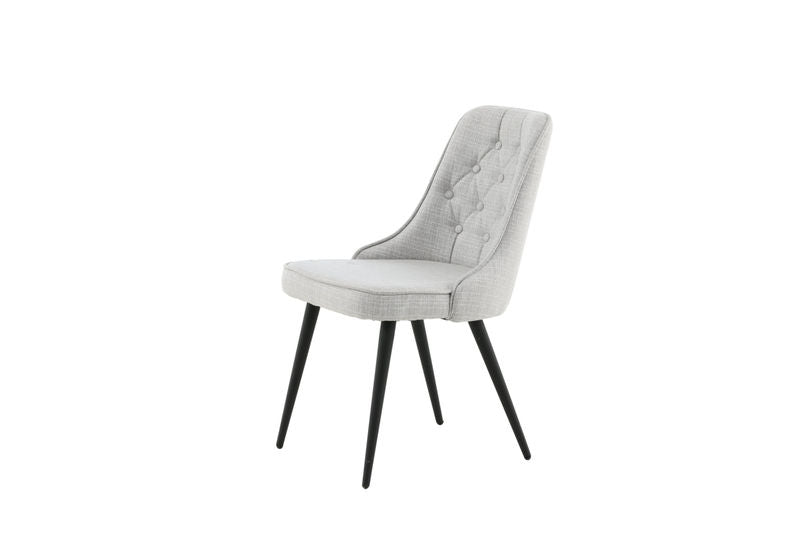 Velvet Deluxe Matstol Grå