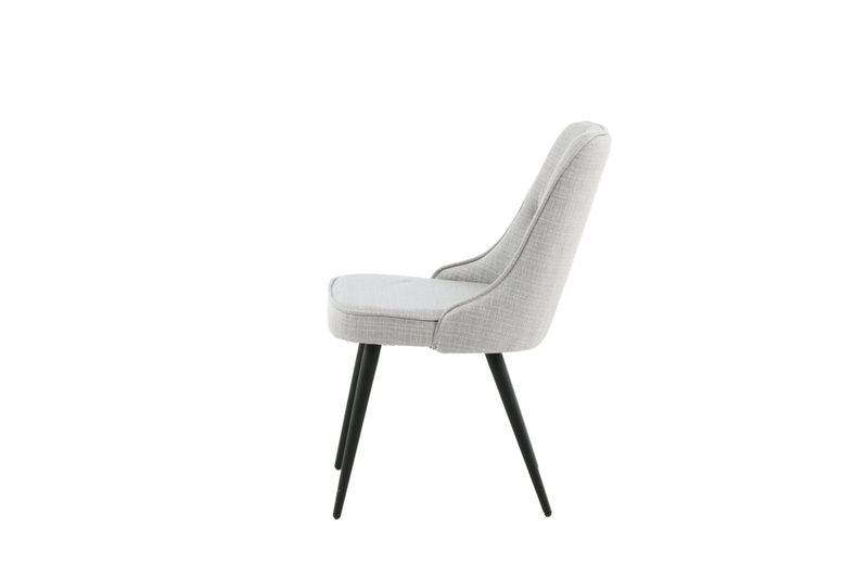 Velvet Deluxe Matstol Grå