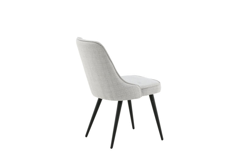 Velvet Deluxe Matstol Grå
