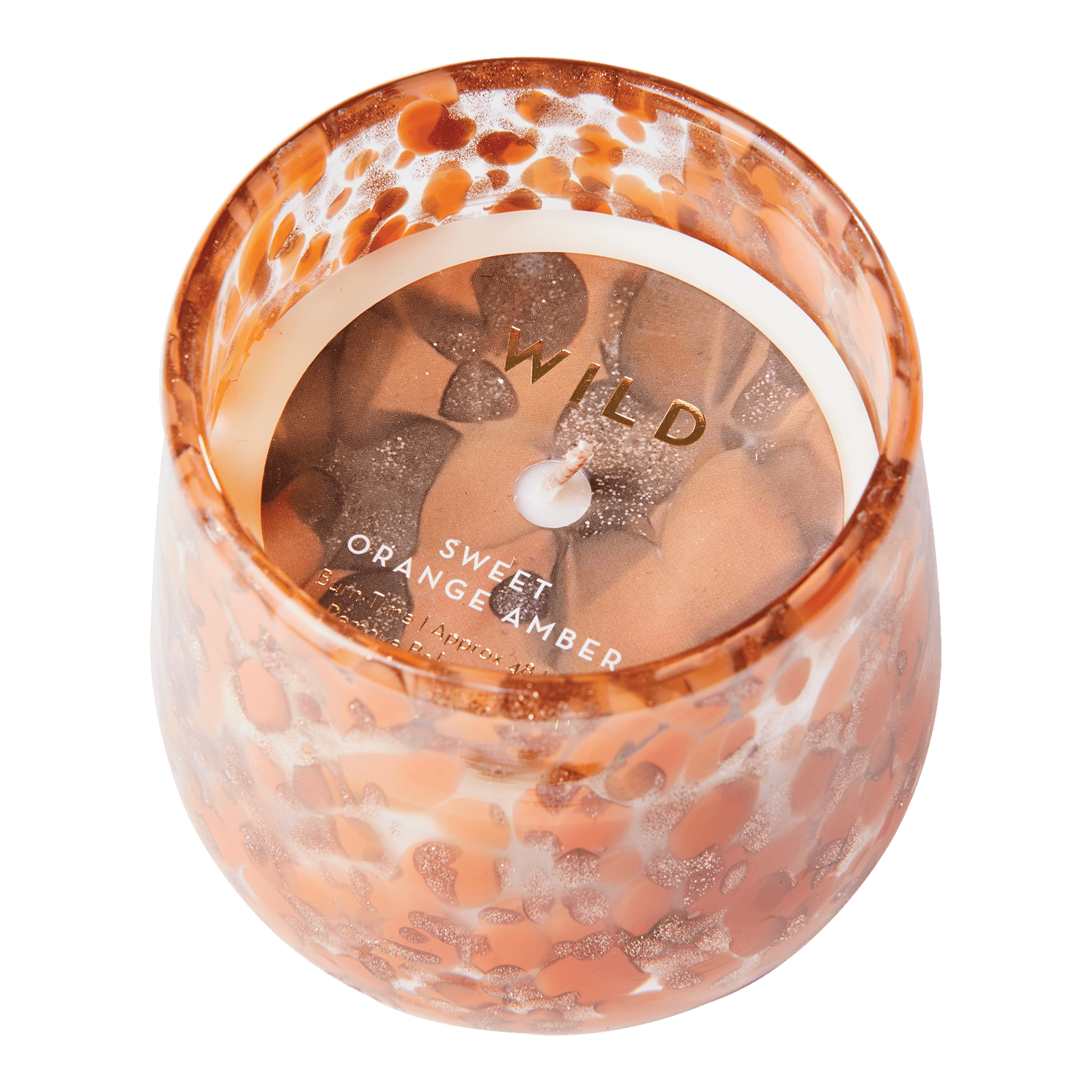 WILD Doftljus Sweet orange & amber, Orange/klar Doftljus Affari of Sweden