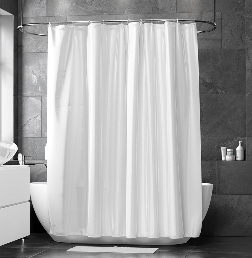 Duschdraperi Match XL Vit Etol