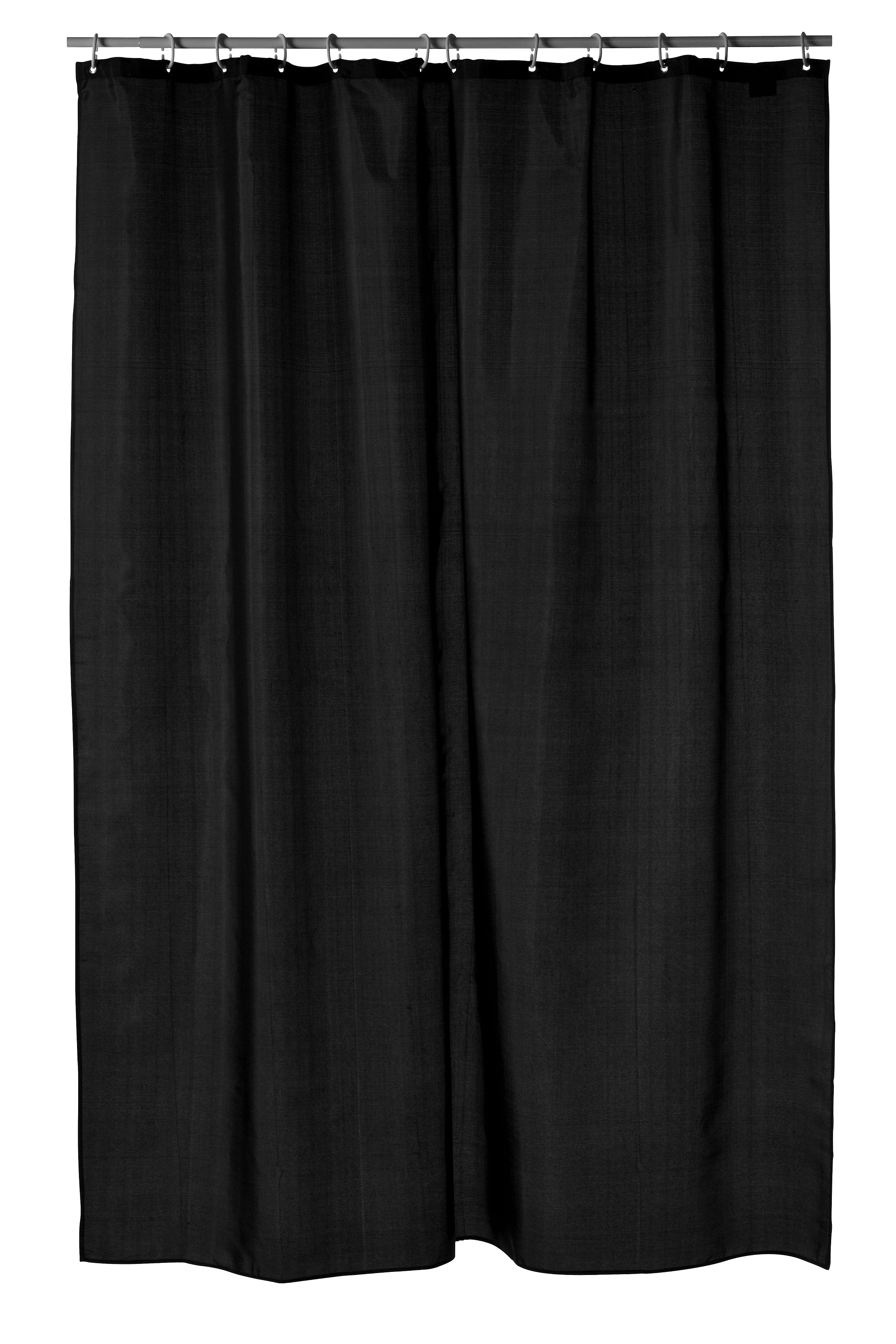 Duschdraperi Match 180x200 Svart Etol