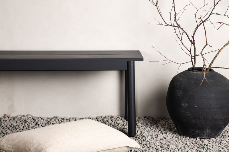 Bänk - Modena - Svart 180cm