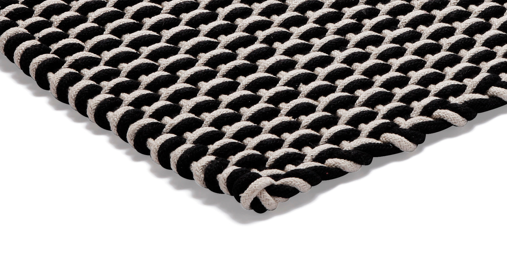 Matta Rep 50x80 cm Svart/Natur Etol