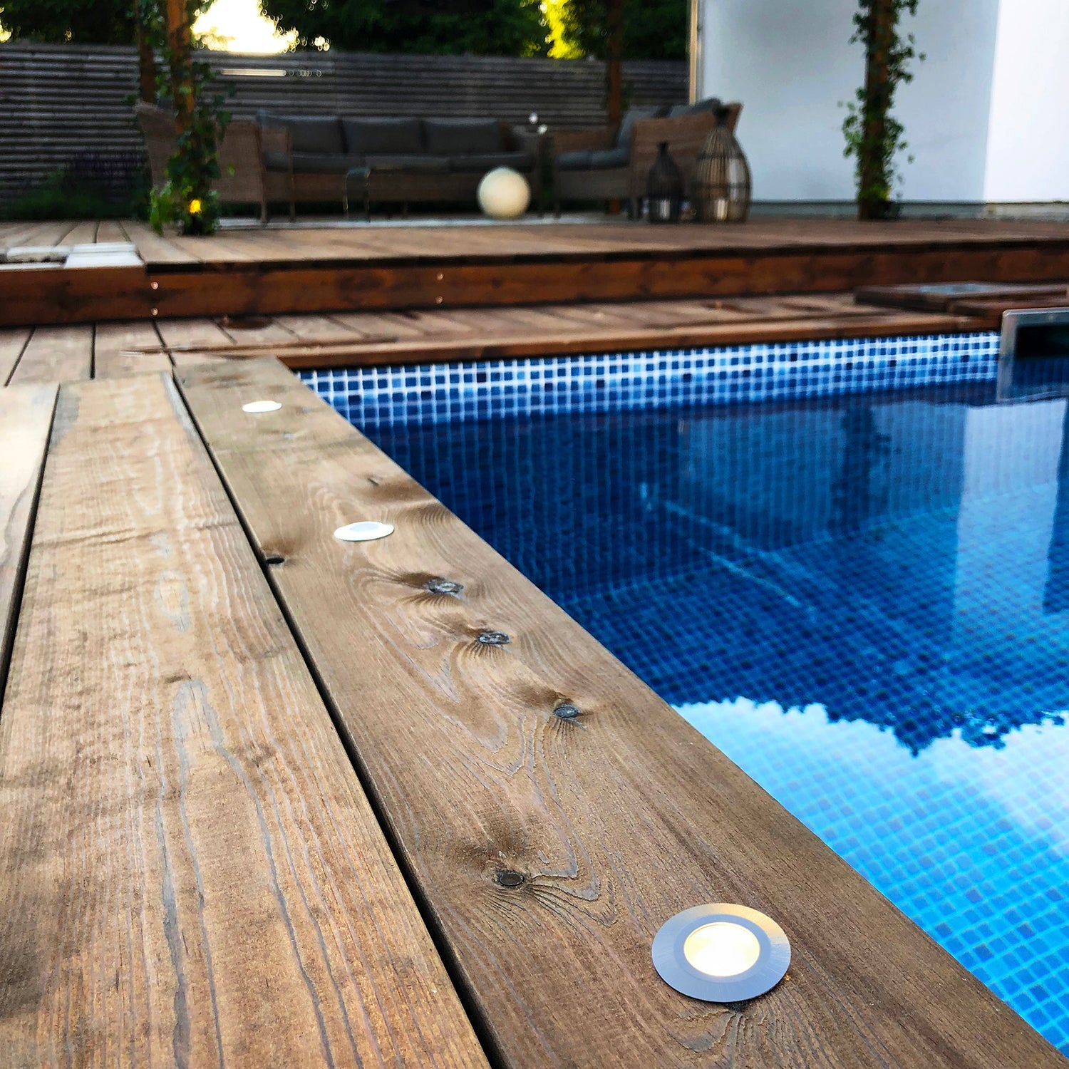Spectrum x 5 Decklights LightsOn Garden Plug & Play
