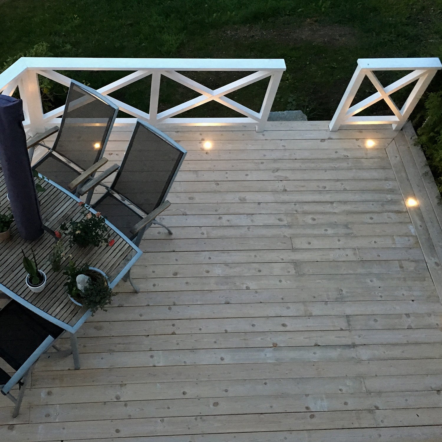 Spectrum x 5 Decklights LightsOn Garden Plug & Play