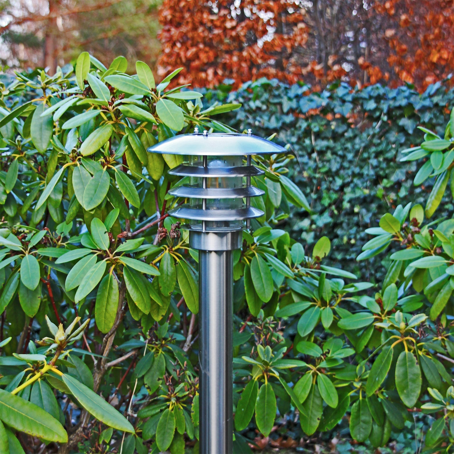 Saturnus (silver) Pollare LightsOn Garden Plug & Play