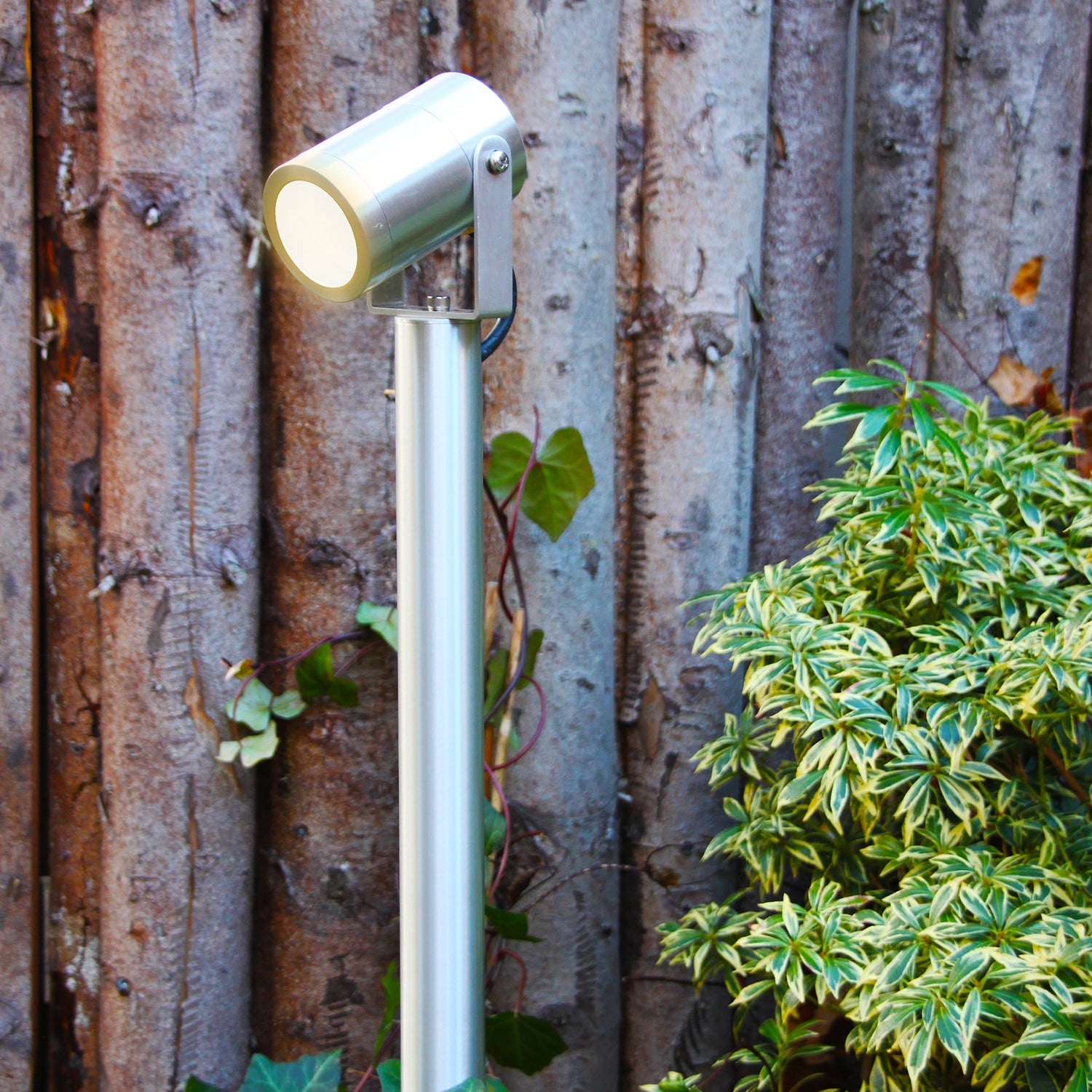 Luna65 (silver) Pollare LightsOn Garden Plug & Play