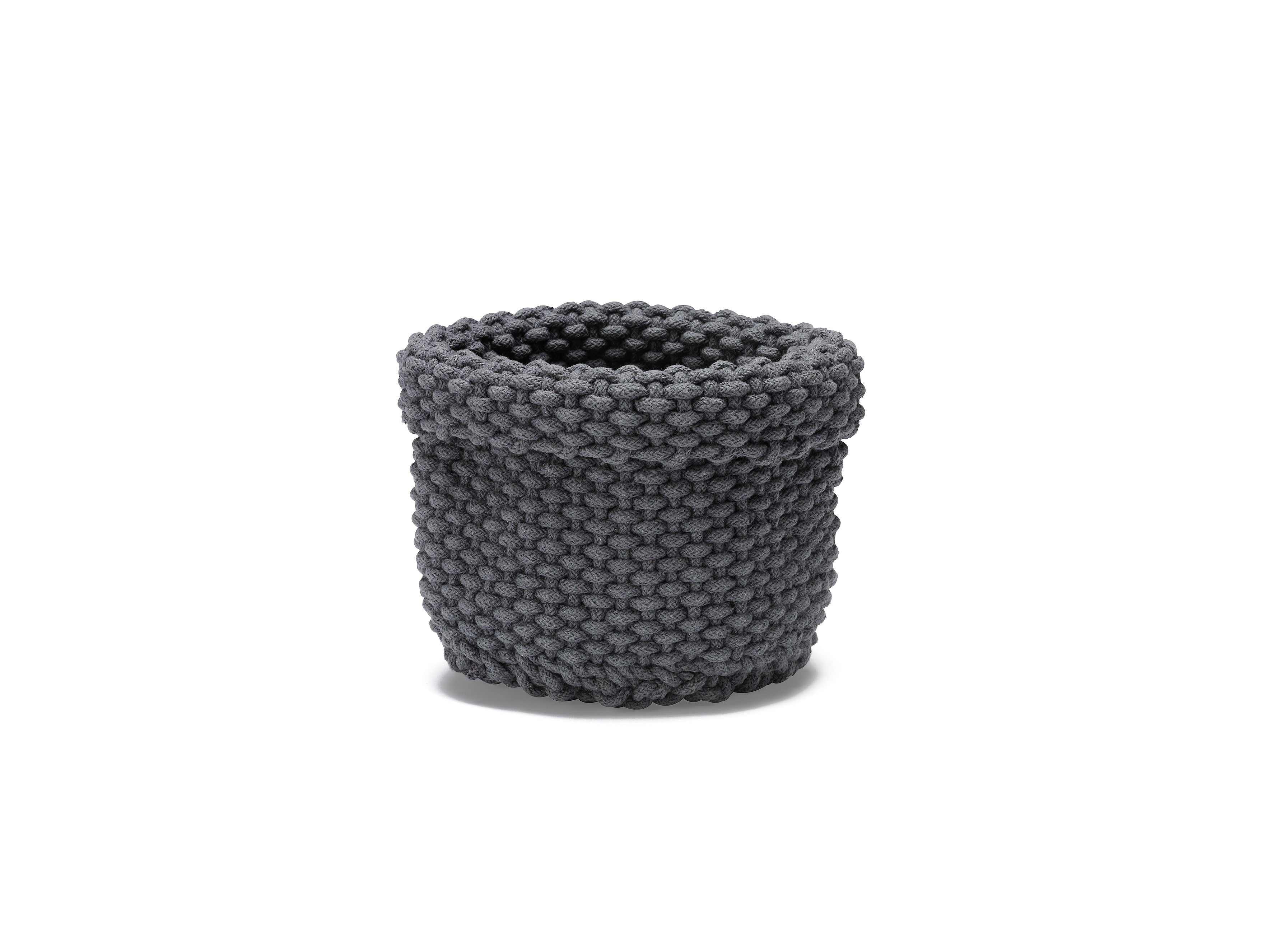 Förvaringskorg Rope Medium 20x25 Grafit Etol