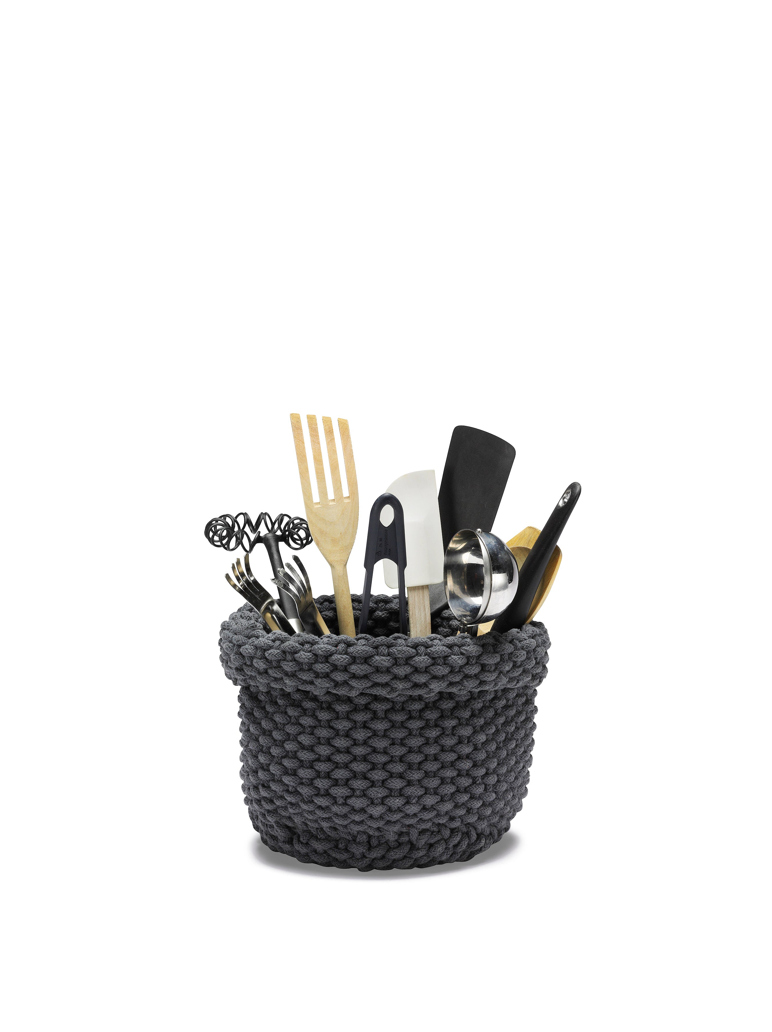 Förvaringskorg Rope Medium 20x25 Grafit Etol