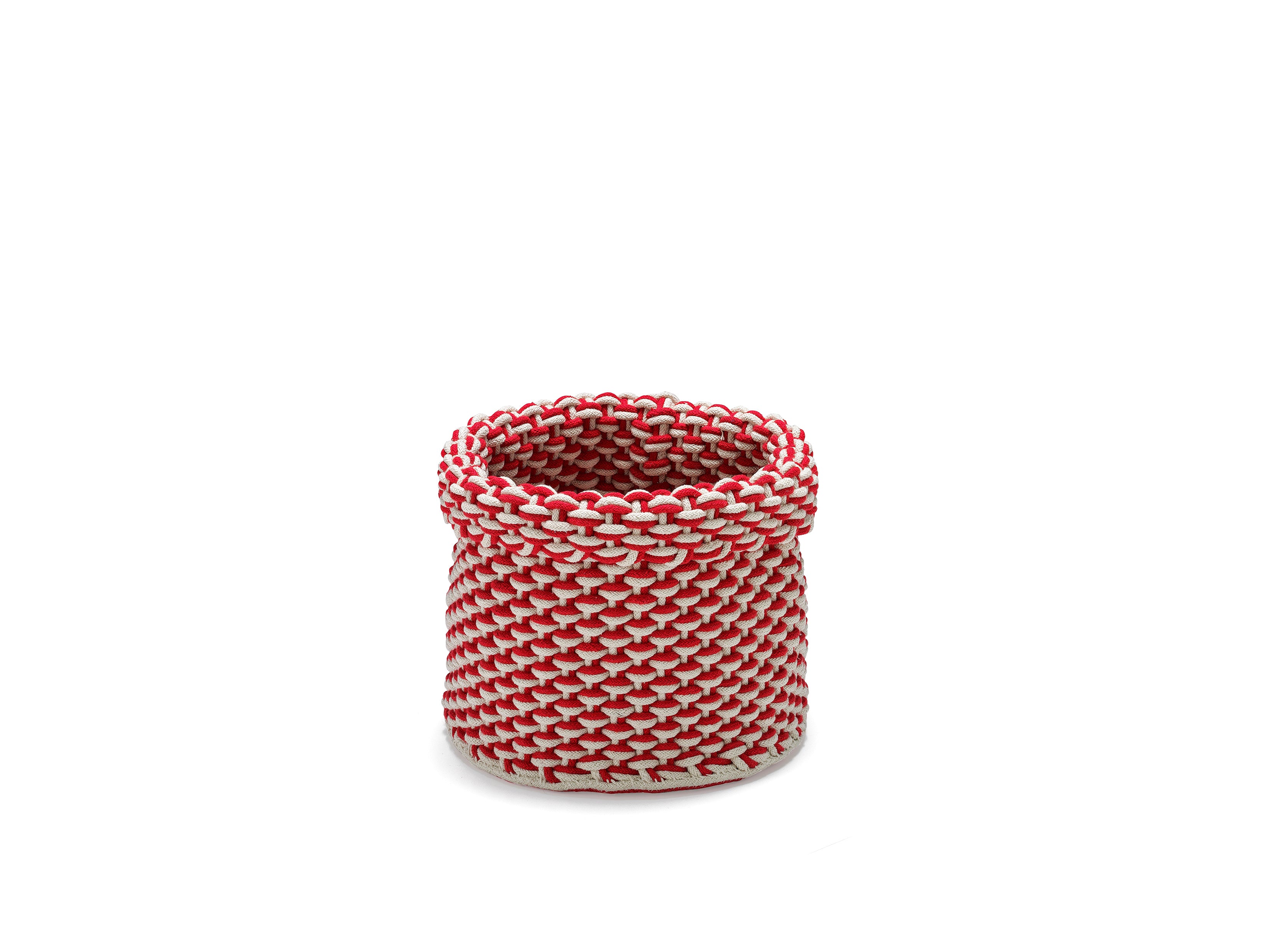 Förvaringskorg Rope Large 35x35 Röd/Natur Etol