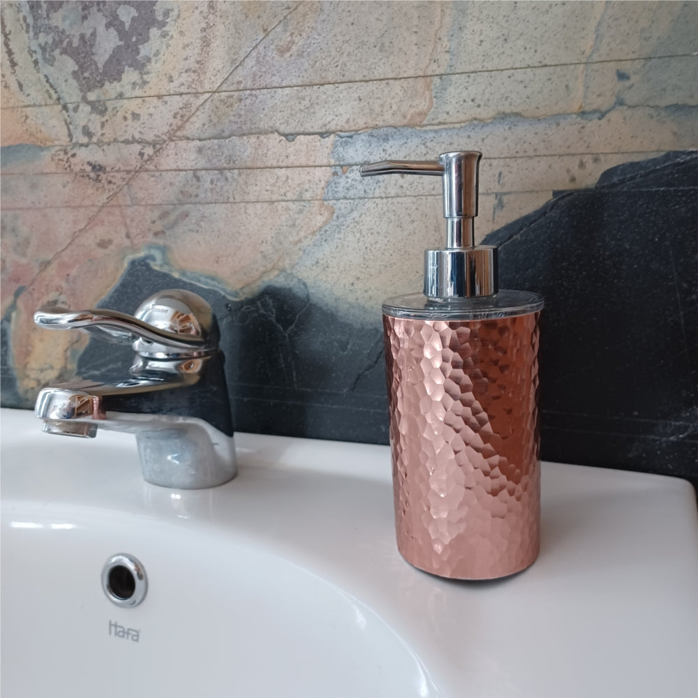 Tvålpump Shape 0,3 L hamrad Koppar Etol