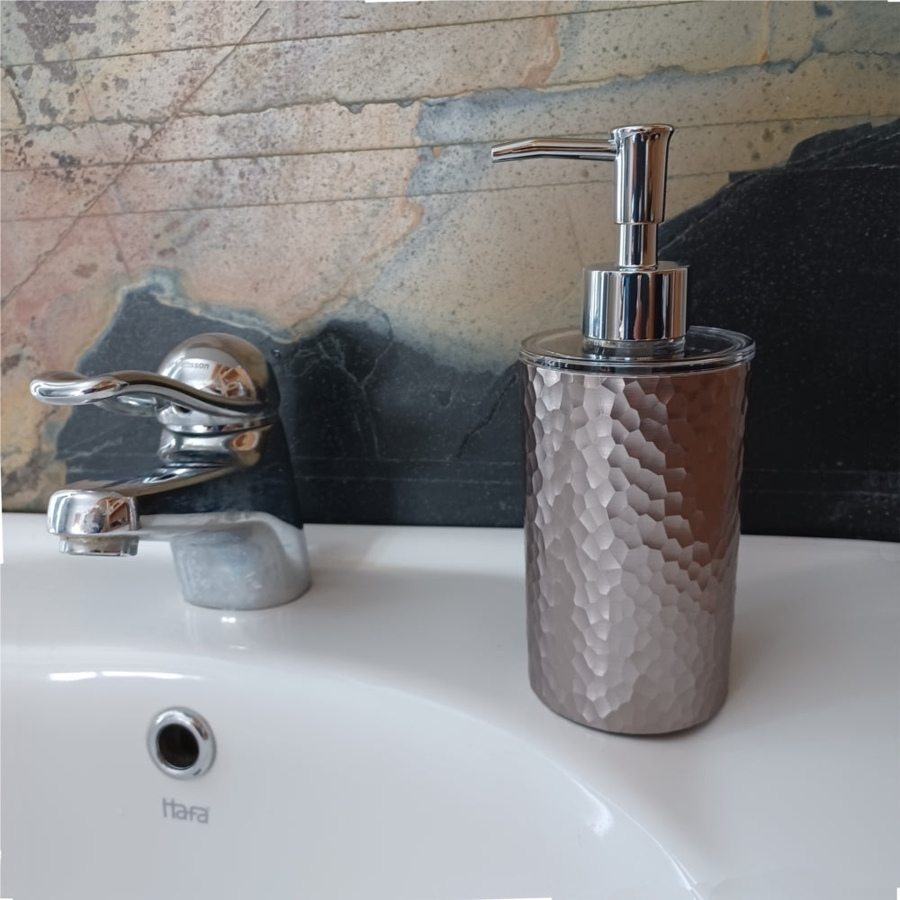 Tvålpump Shape 0,3 L hamrad Silver Etol