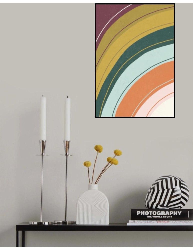 Affisch - 70s Rainbow Pelcasa