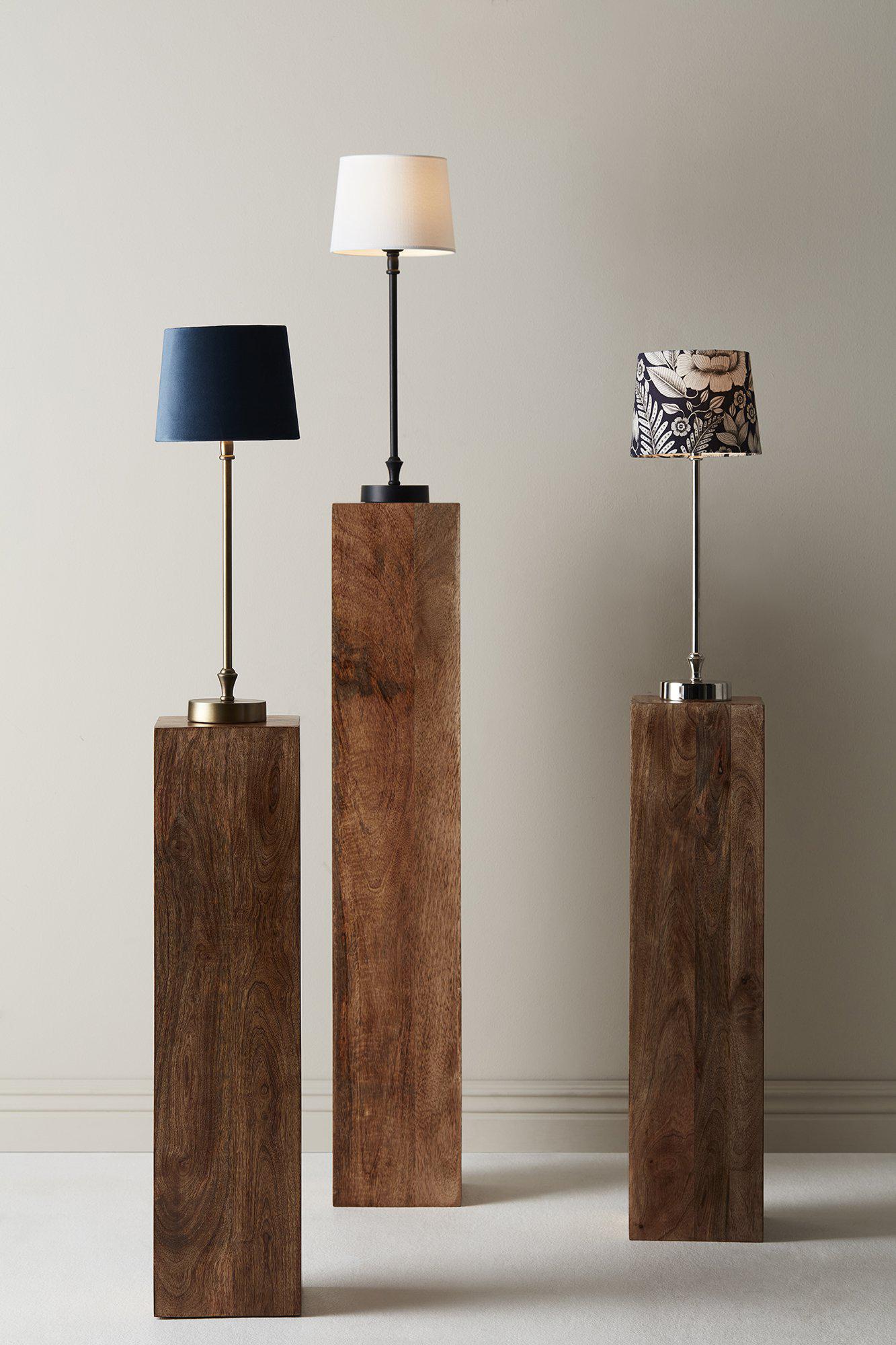 Liam bordslampa med blå skärm 59cm Belysning PR Home