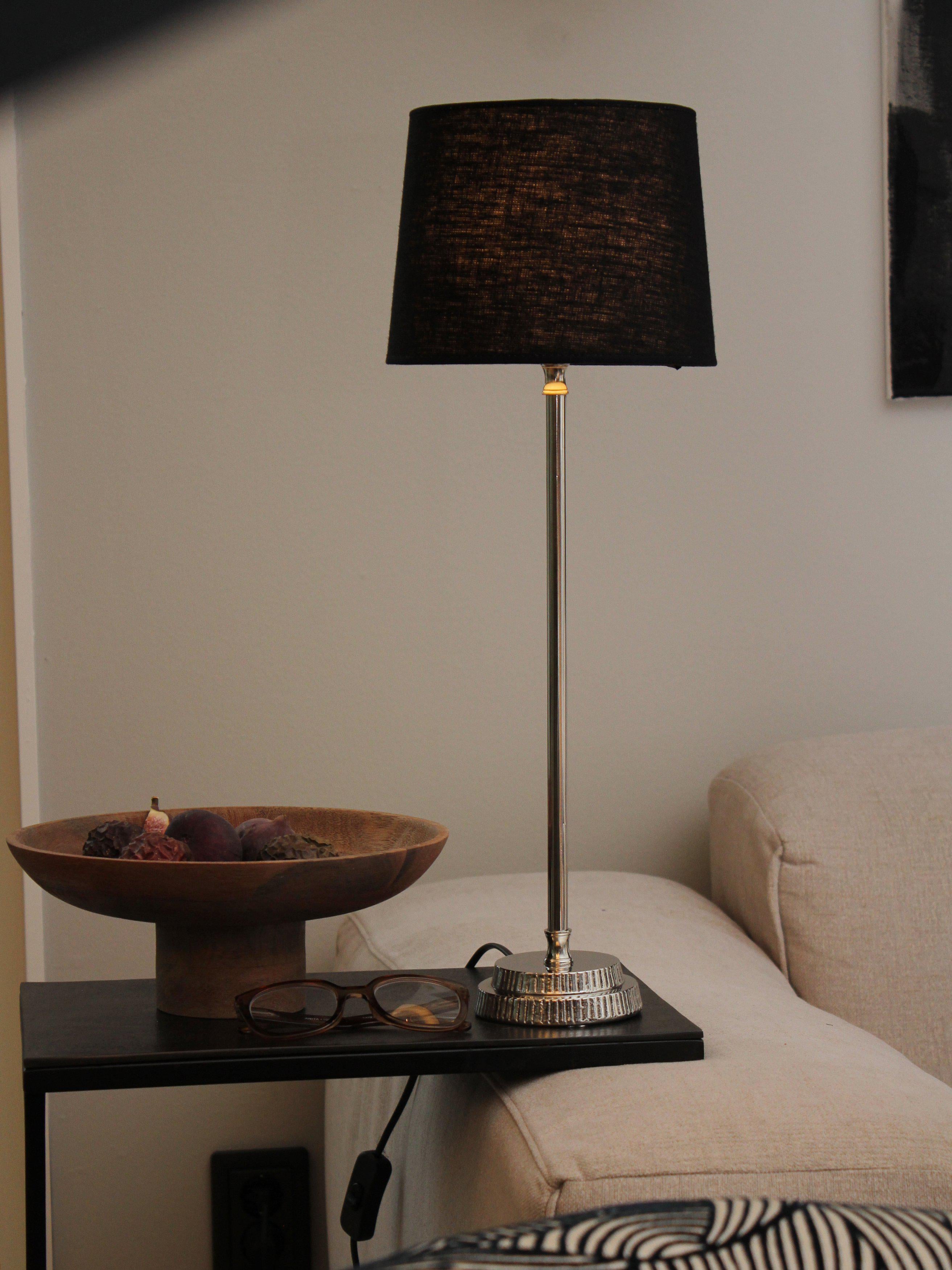 Kent bordslampa med svart skärm 59cm Pr Home