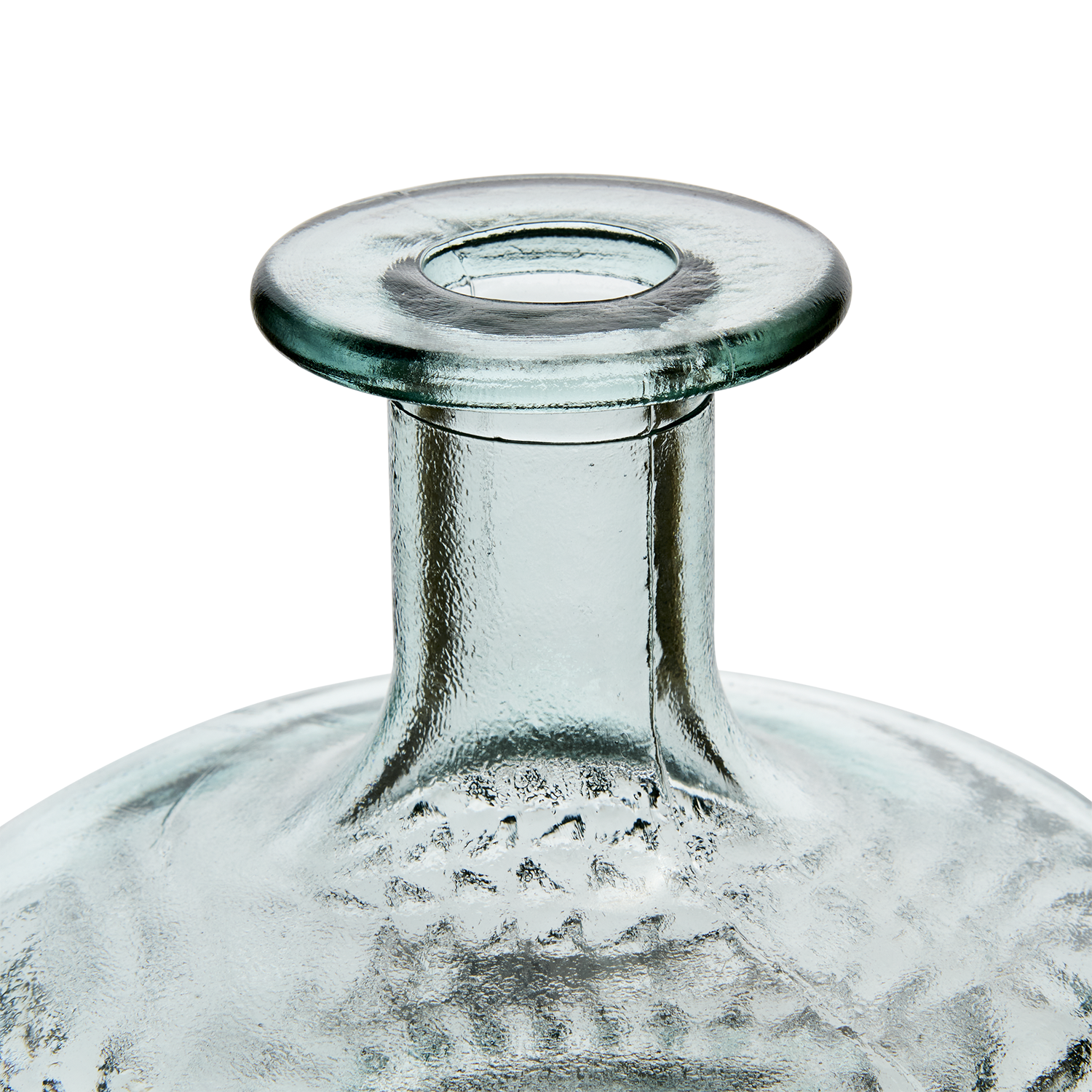 Liten glasvas MASALA i återvunnet material för blommor