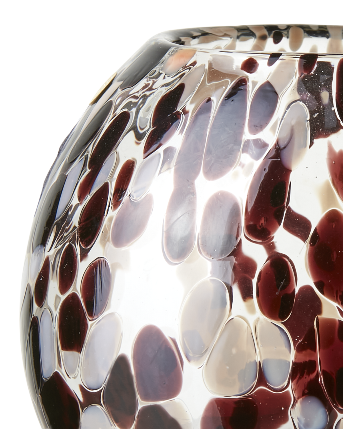 PARTY Värmeljushållare L, Brun/Beige/Svart Affari of Sweden