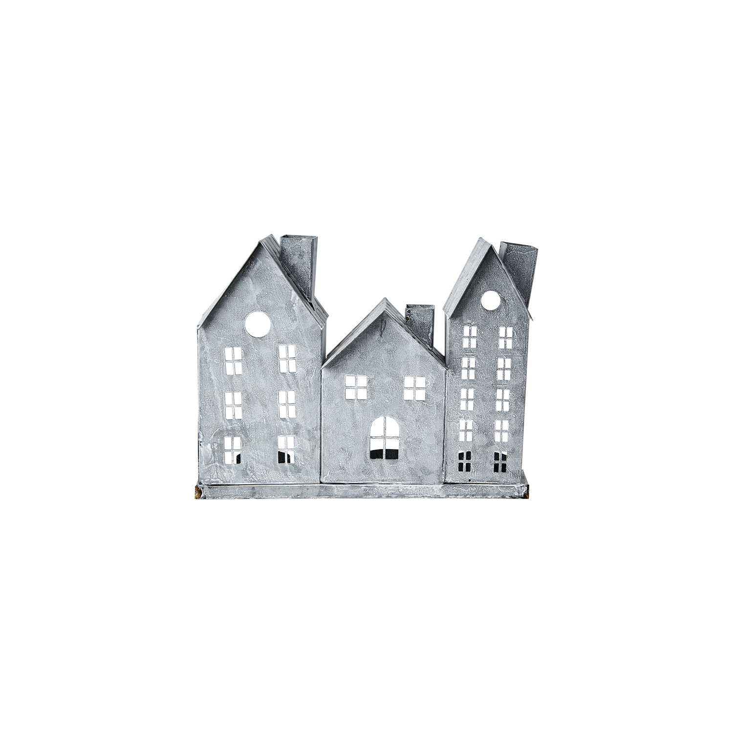 FENIX Ljuslykta hus, Grå/vit 26 cm Affari of Sweden