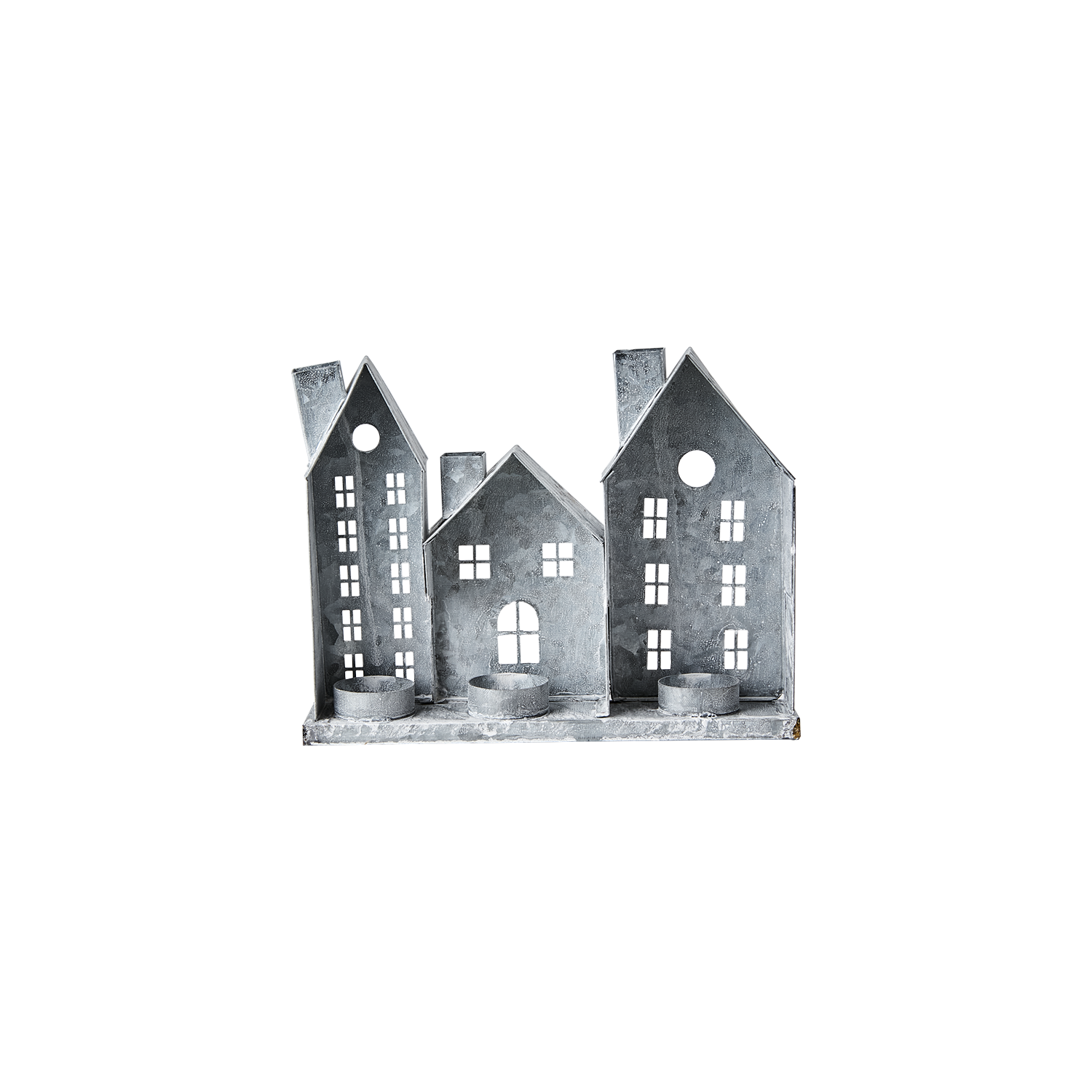FENIX Ljuslykta hus, Grå/vit 26 cm Affari of Sweden