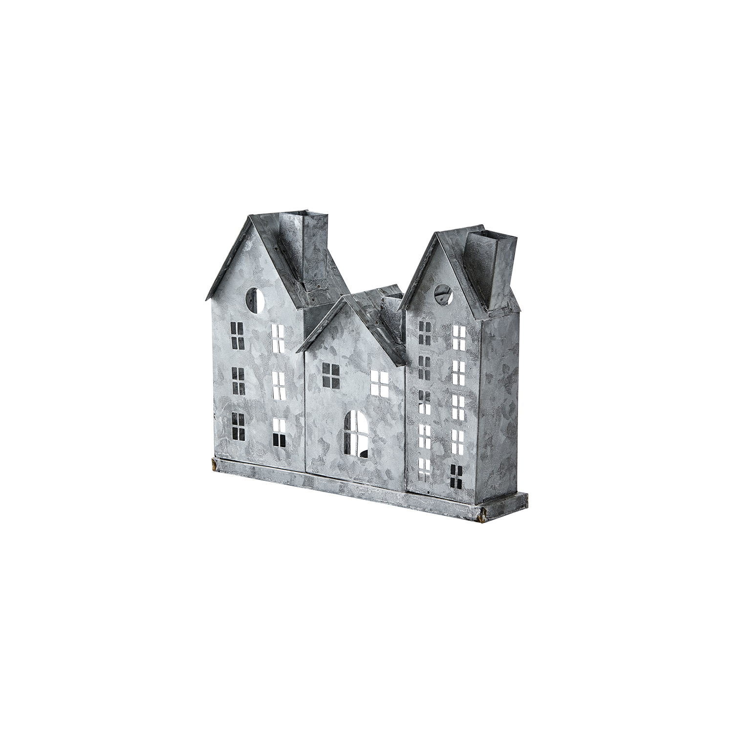 FENIX Ljuslykta hus, Grå/vit 26 cm Affari of Sweden