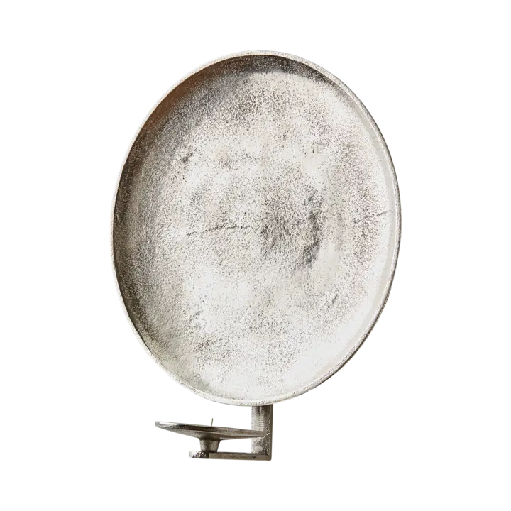CARTER Väggljushållare 34 cm – Nickelfärgad från Affari of Sweden