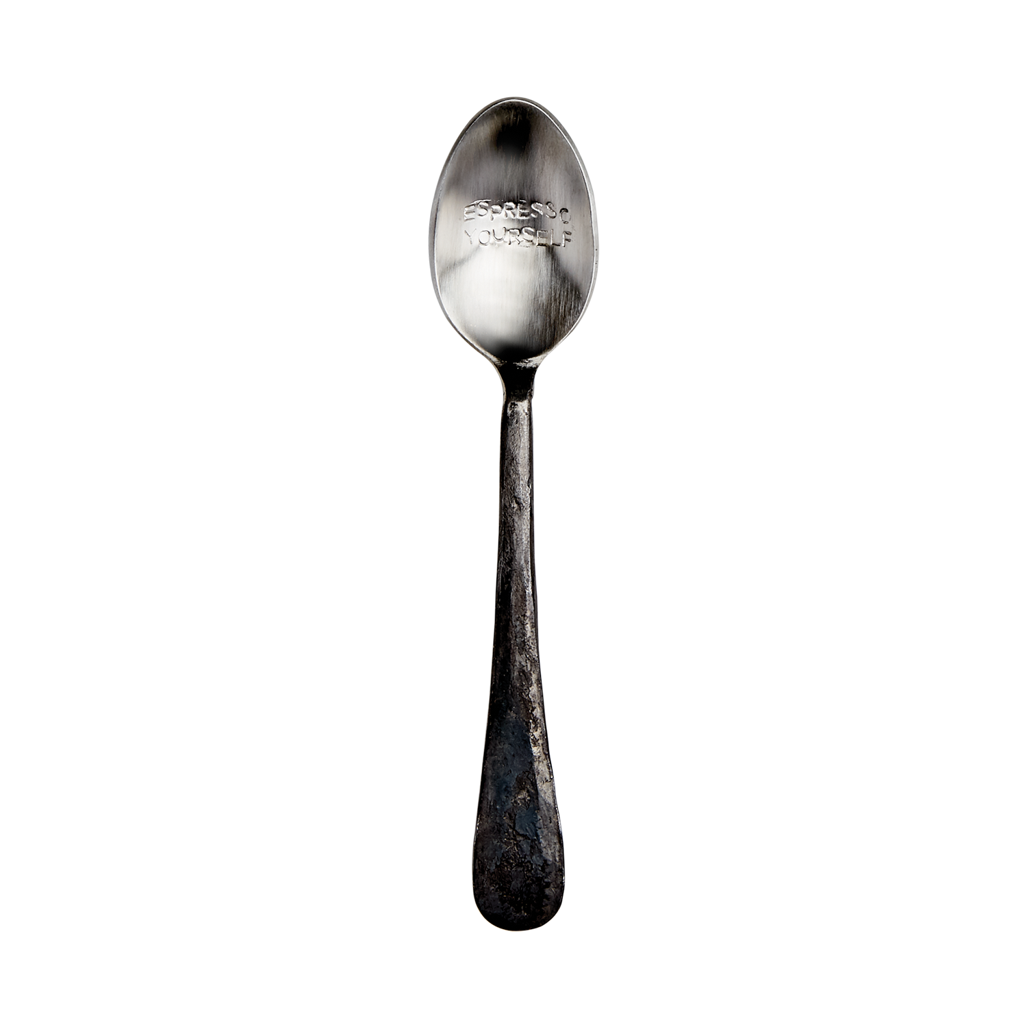 Detaljbild på affari of sweden ODIN sked i silvernyans