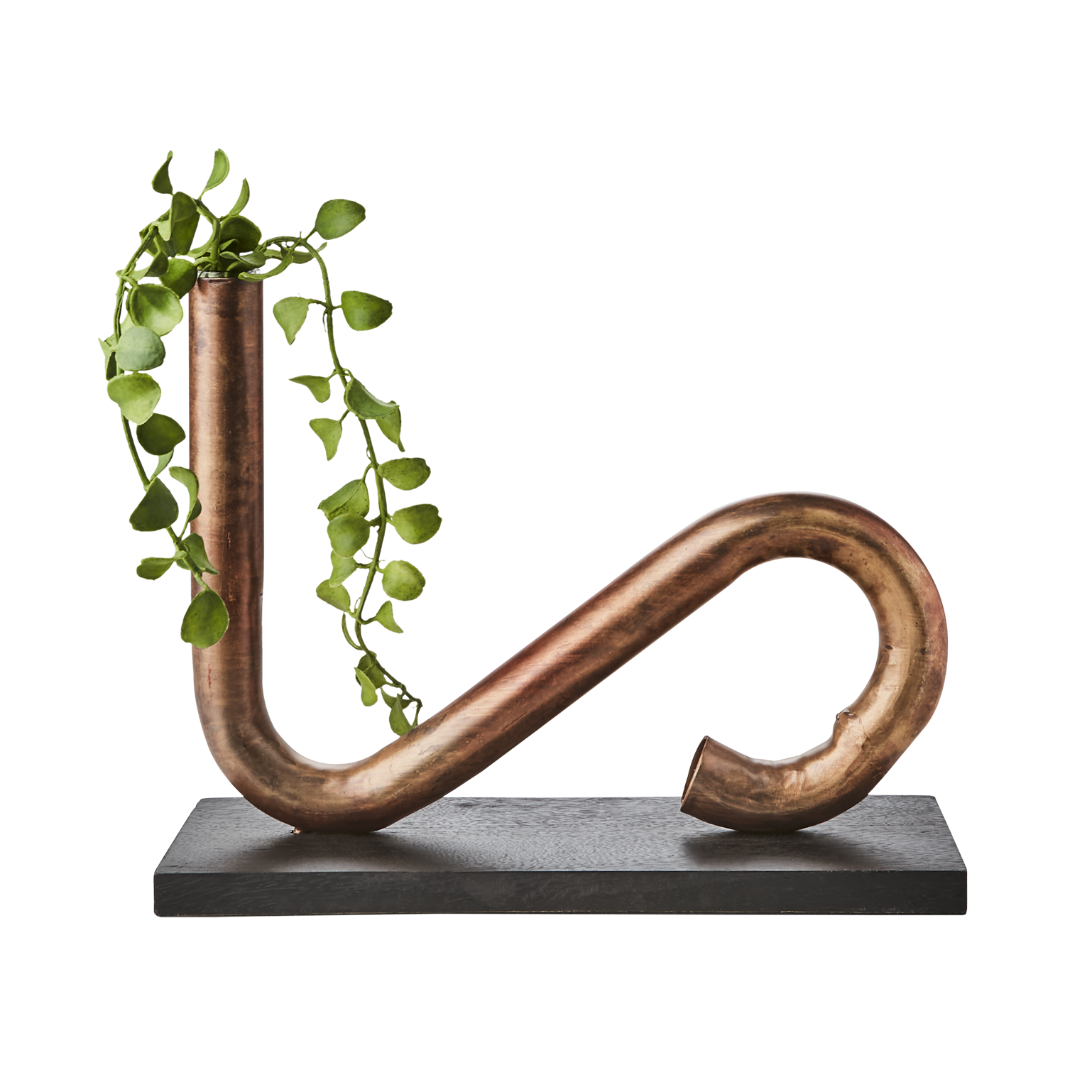 Modern inredningsdetalj PIPER fungerar som både vas och ljusstake