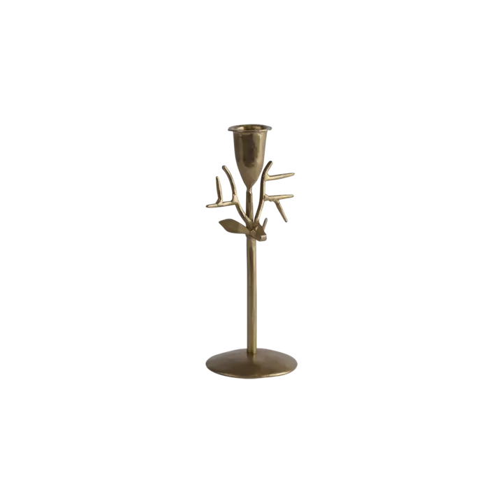 THOR Ljusstake 20 cm – Guldfärgad från Affari of Sweden