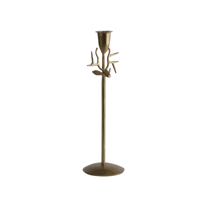 THOR Ljusstake 30 cm – Guldfärgad från Affari of Sweden