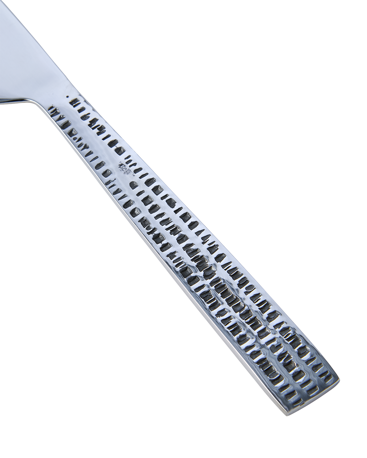 ALVA Kniv, Silverfärgad räfflad - 12 st Affari of Sweden