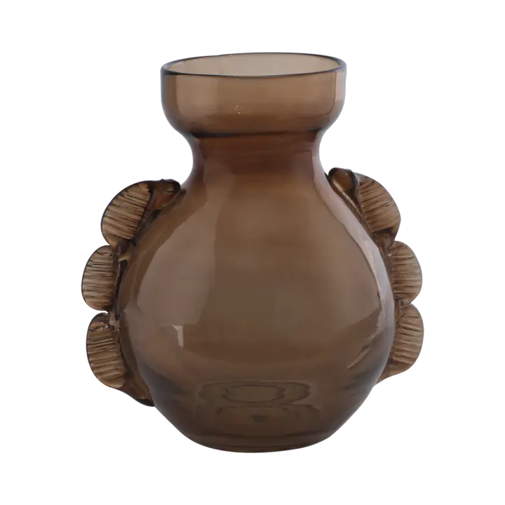 MIMOSA Vas 20,5 cm – Brun från Affari of Sweden