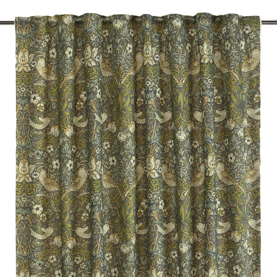 Vilja Gardin 2P Grön 2x130x250cm Svanefors