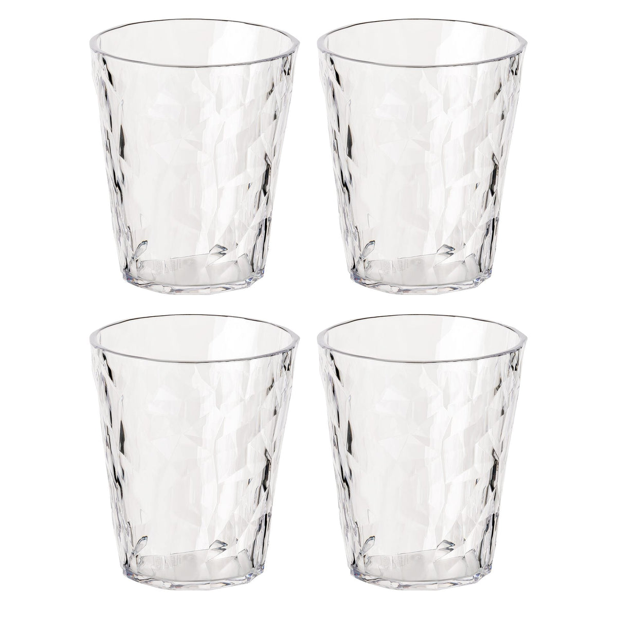 Dricksglas Club No.1 Superglas Plast 25 cl Crystal Clear 4-pack från Koziol