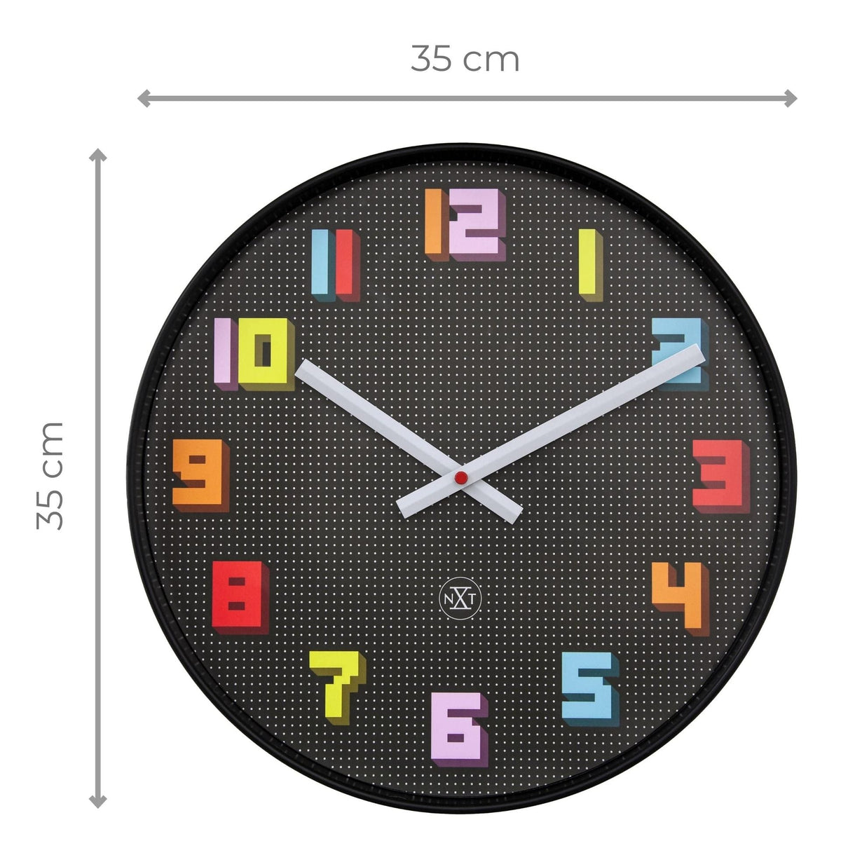 Väggklocka Nxt Game 35 cm Svart/Multi från NeXtime
