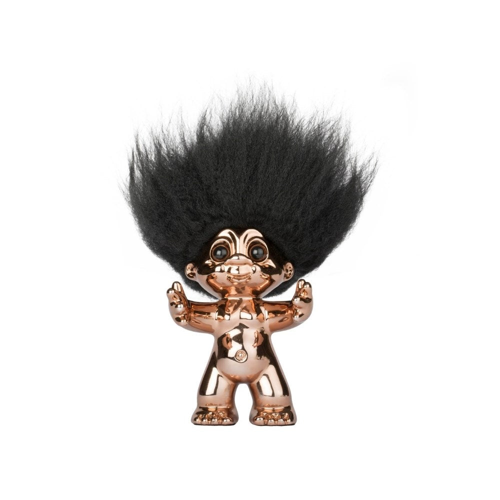 Lyckotroll Brons 9 cm Träfigurer Spring Copenhagen