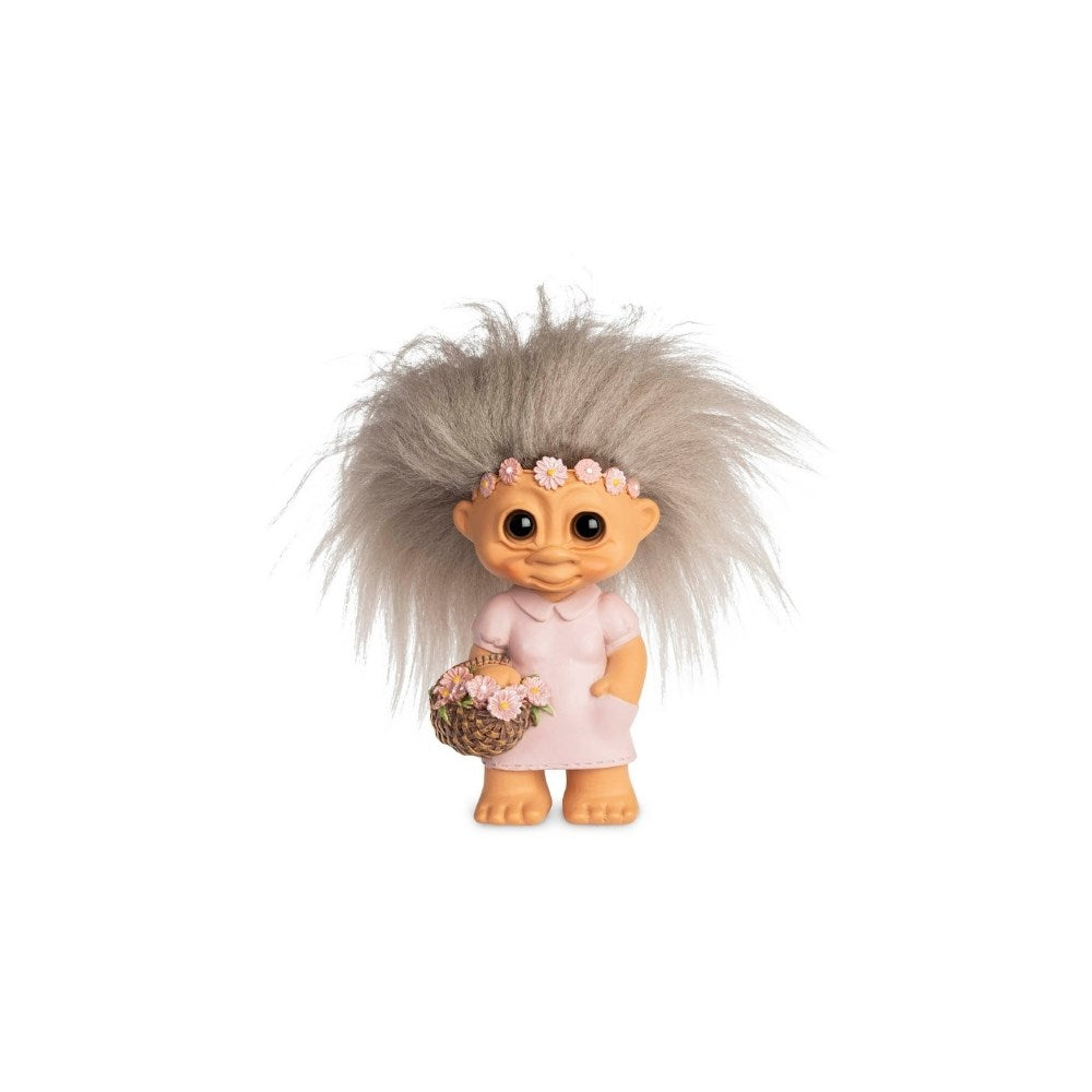 Lyckotroll Blomsterflicka 9 cm Träfigurer Spring Copenhagen