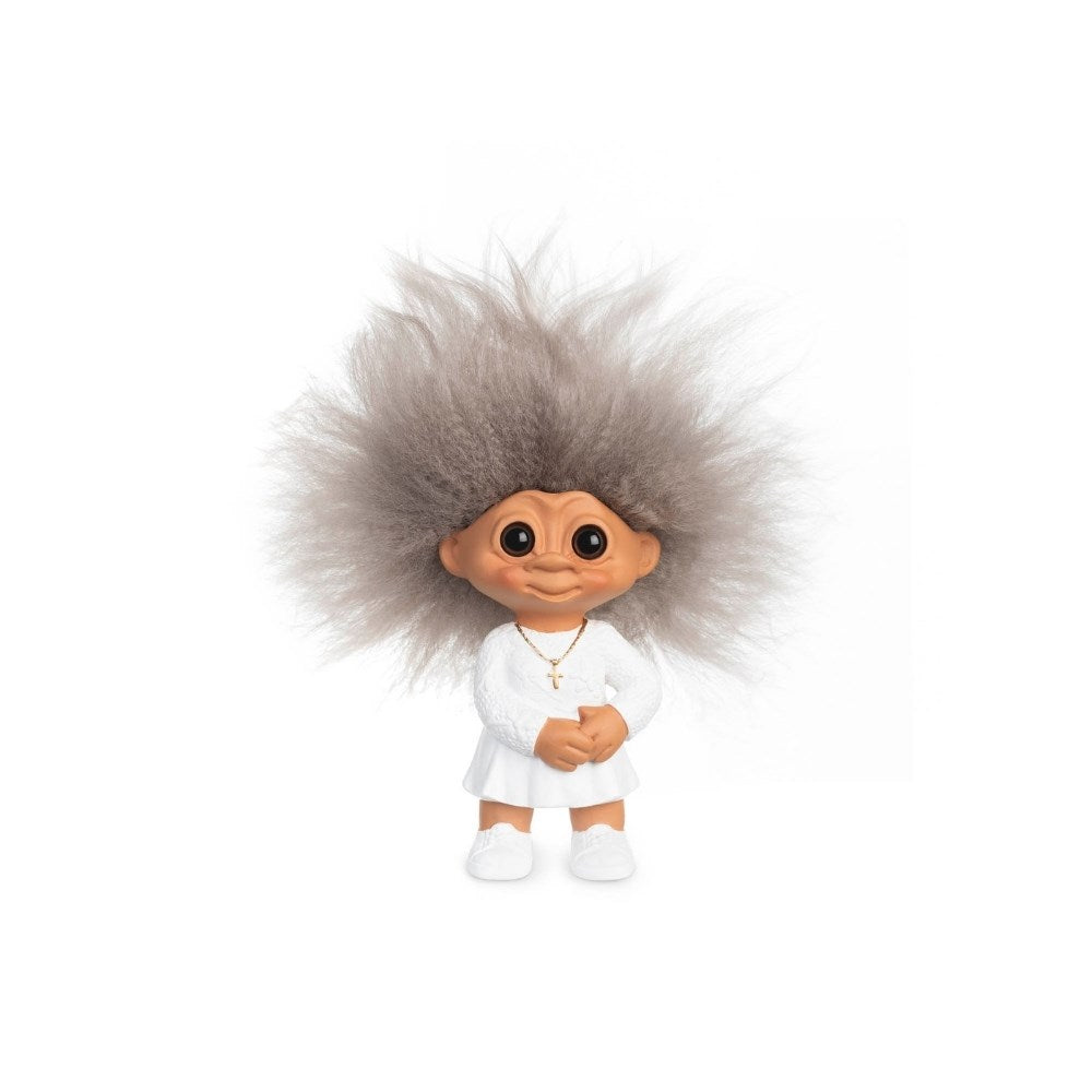 Lyckotroll Konfirmation Tjej 9 cm Träfigurer Spring Copenhagen