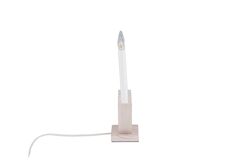 Verbier Bordslampa – Vitlaserad / Furu