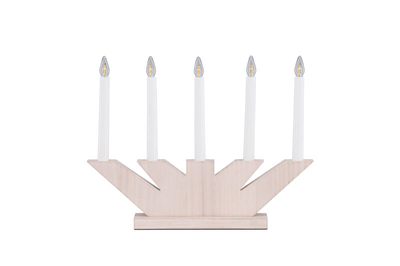 Verbier Bordslampa – Vitlaserad / Furu