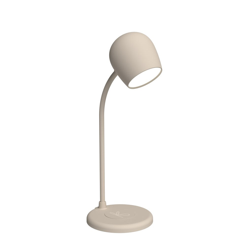 Ellie LED-lampa/Högtalare/Qi Ivory Sand KREAFUNK