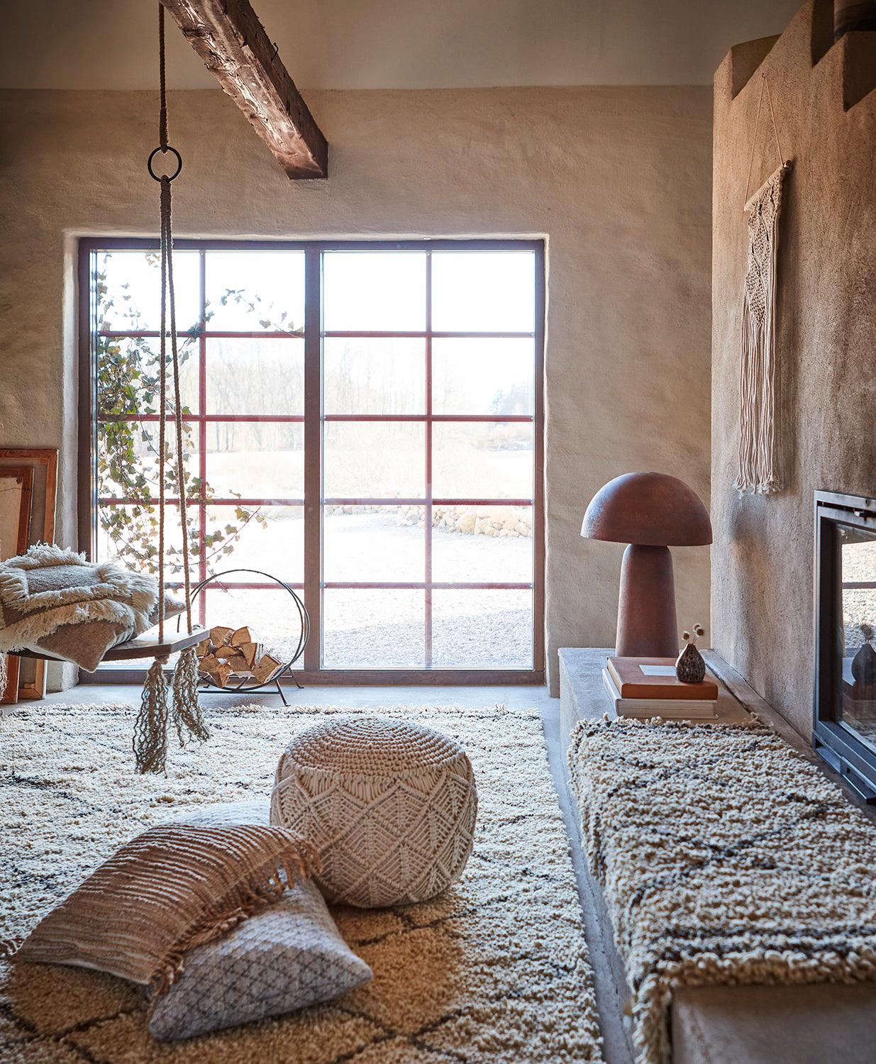 FUNGI Bordslampa L, Rostbrun Bordslampor Affari of Sweden