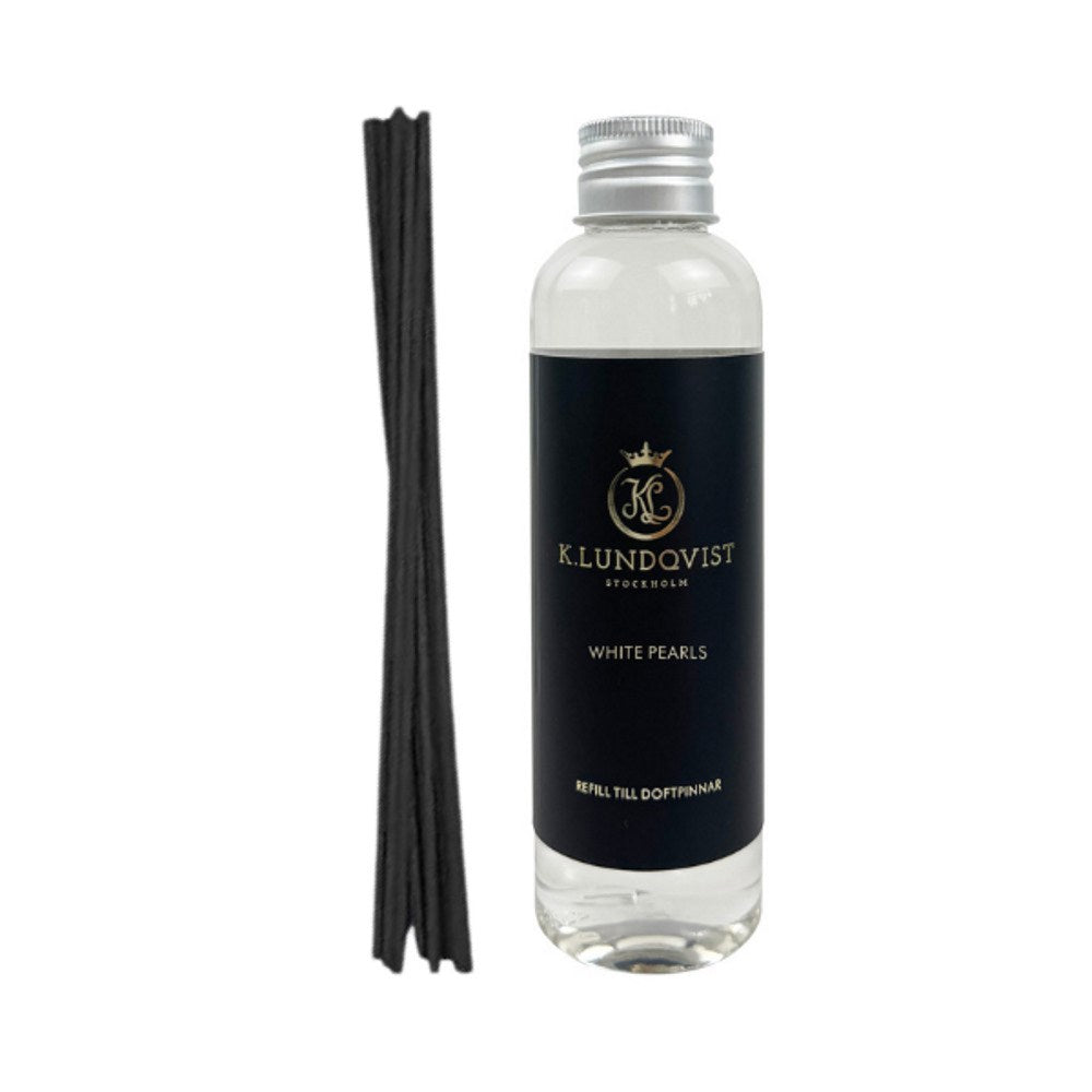 K. Lundqvist Refill Doftpinnar White Pearls 150 ml K. Lundqvist Stockholm