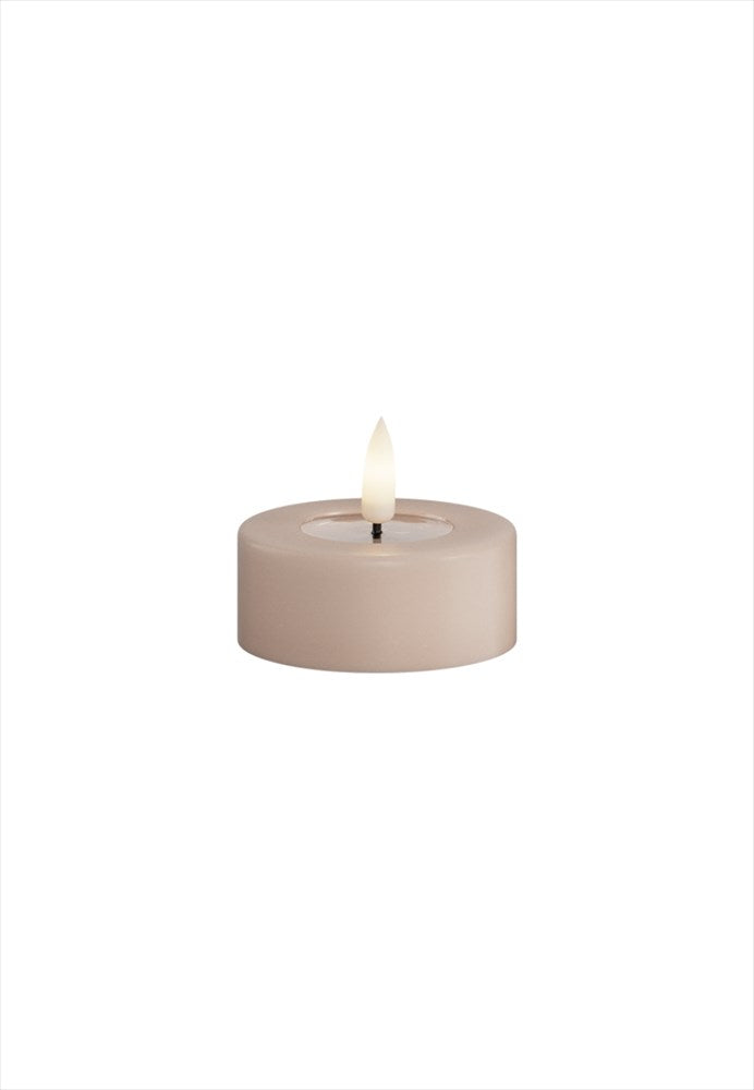 LED Värmeljus 6x4,5 cm Rosa 2-pack DeluxeHomeart
