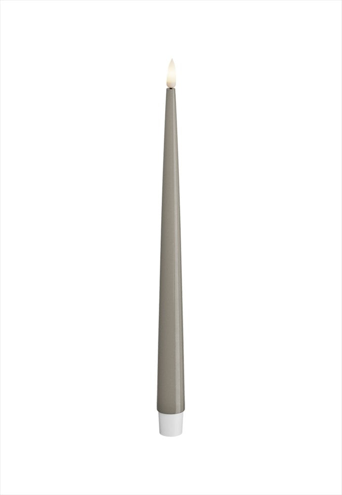 LED Kronljus Shiny 2,2x28 cm Sand 2-pack DeluxeHomeart