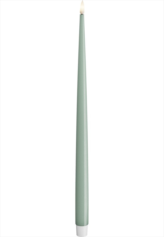 LED Kronljus Shiny 2,2x38 cm Sage Green 2-pack DeluxeHomeart
