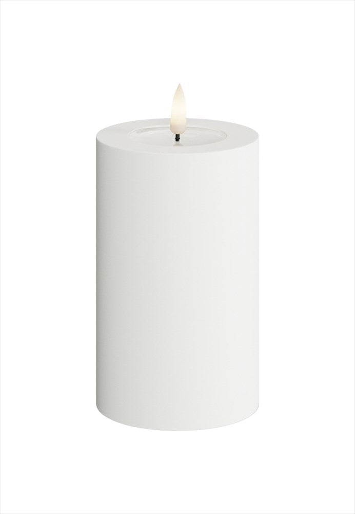 LED Blockljus Utomhus Vit 7,5x12,5 cm DeluxeHomeart